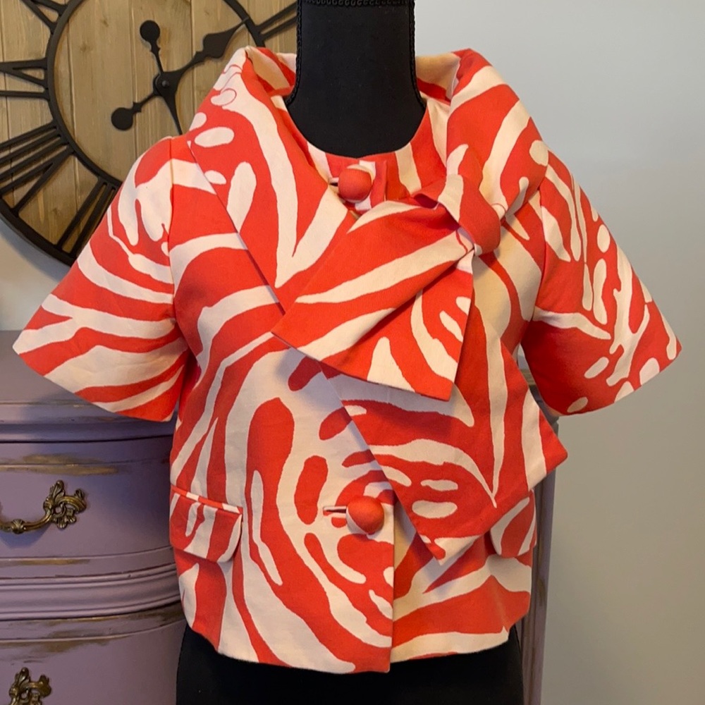 Kate Spade abstract print jacket